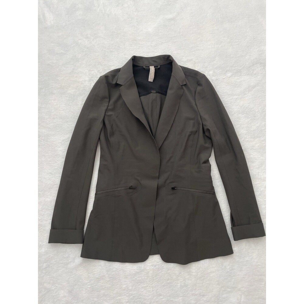 Athleta Interstellar Blazer Jacket Athletic Size 4 Olive Women’s Workwear Office